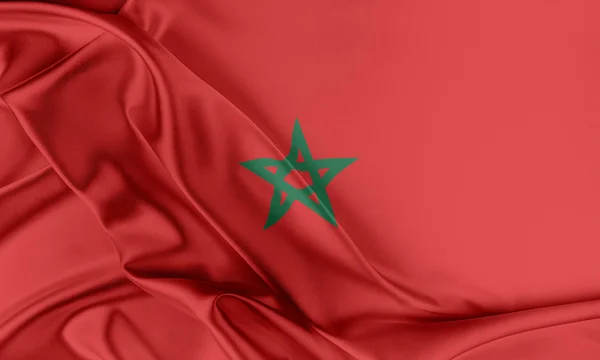 Флаг Марокко . — стоковое фото