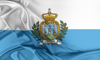 San marino bayrağı. 