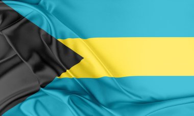 Bahamalar bayrağı. 