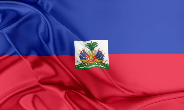 Haiti zászlótörvény és a pénz. — Stock Fotó