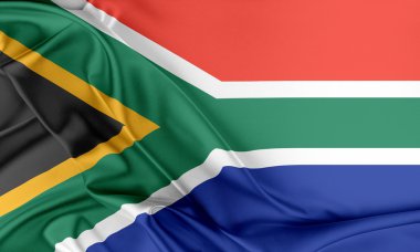 Güney Afrika Cumhuriyeti bayrağı. 