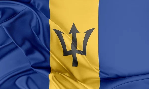 Bandeira de Barbados . — Fotografia de Stock