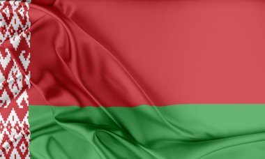 Beyaz Rusya bayrağı. 