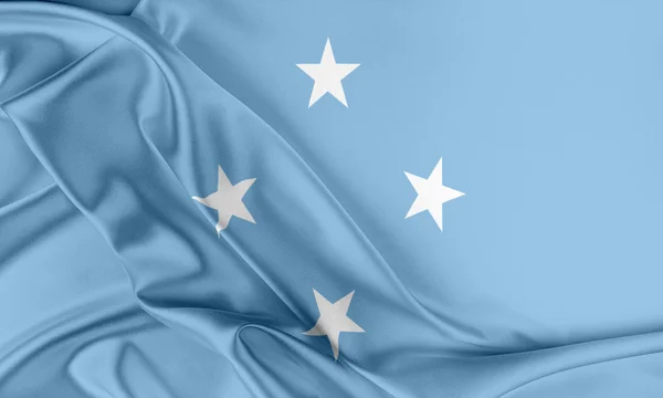 Stati federati di bandiera della Micronesia . — Foto Stock