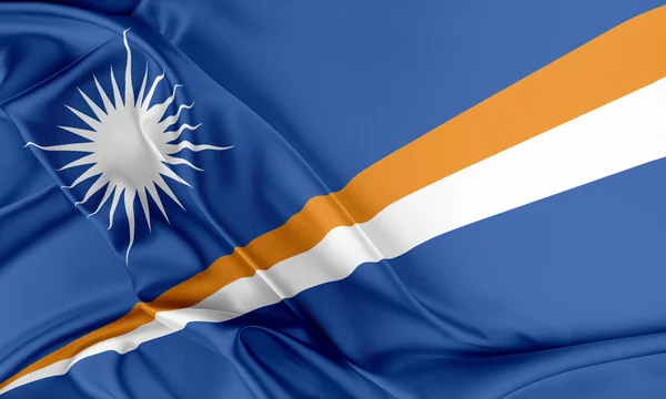 Marshall Islands Flag. — Stock Photo, Image