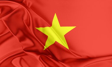 Vietnam bayrağı. 