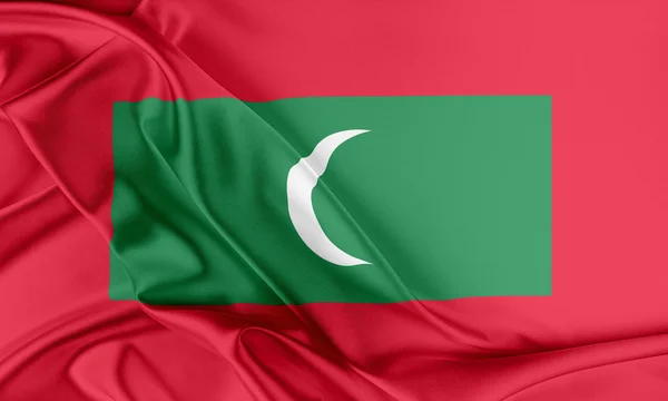Σημαία των Μαλδίβων. — Φωτογραφία Αρχείου