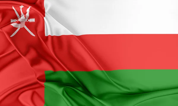 Oman Flag. — Stock Photo, Image