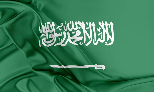 Bandiera saudita arabia. — Foto Stock