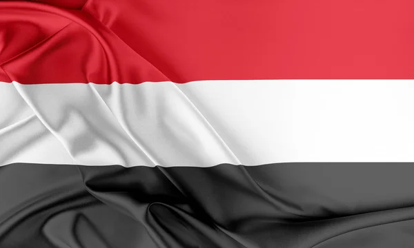 也门国旗. — 图库照片