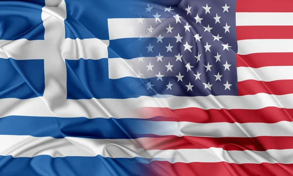 EUA e Grécia — Fotografia de Stock