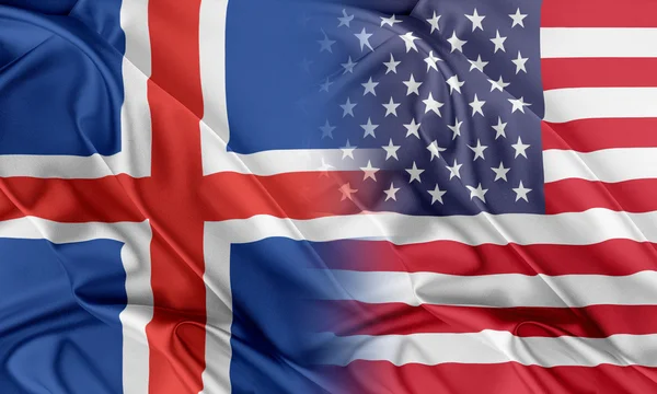 Stati Uniti e Islanda — Foto Stock