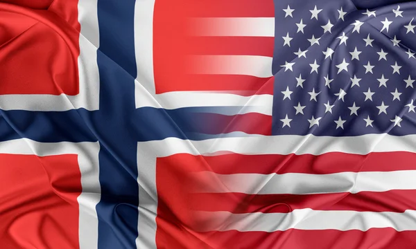 Stati Uniti e Norvegia — Foto Stock