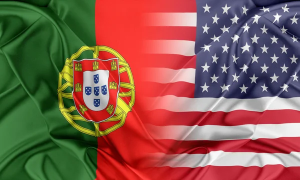 USA i Portugalii — Zdjęcie stockowe