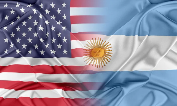USA und Argentinien — Stockfoto
