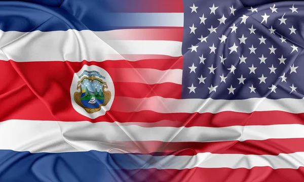 USA und Costa Rica — Stockfoto