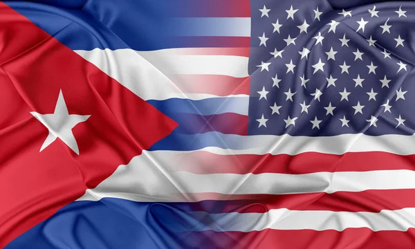 USA and Cuba — Stock Photo, Image