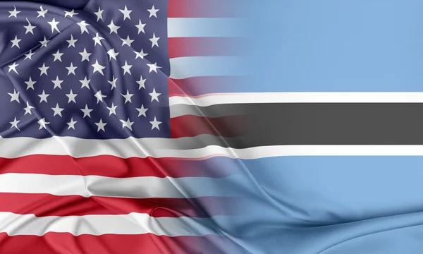 USA a Botswana — Stock fotografie