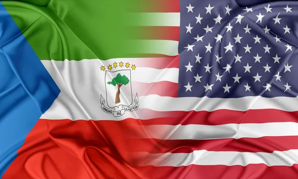 USA und Äquatorialguinea — Stockfoto