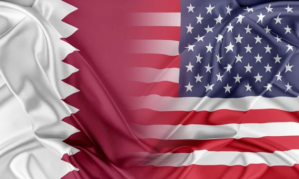 USA and Qatar — Stock Photo, Image