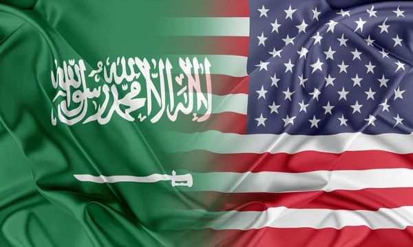 Stati Uniti e Arabia Saudita — Foto Stock