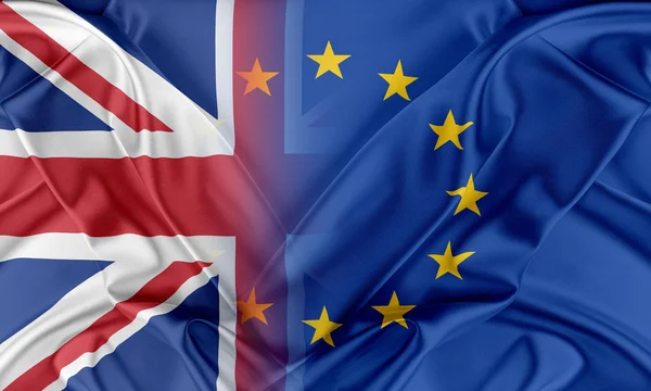Unione europea e Regno Unito . — Foto Stock