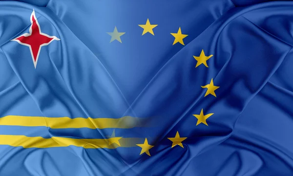 Unione europea e Aruba . — Foto Stock