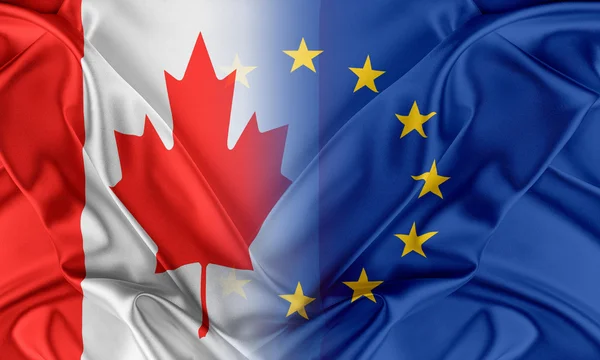 Unione europea e Canada . — Foto Stock