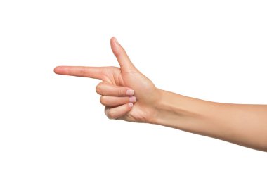 insan eli işaret parmağı ile 