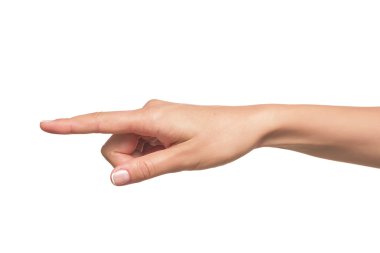 insan eli işaret parmağı ile 