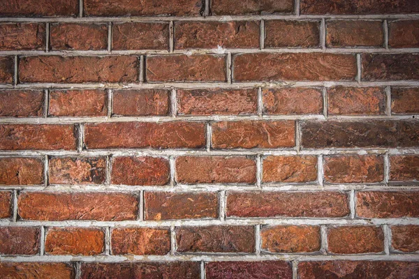 Rode bakstenen muur textuur. — Stockfoto