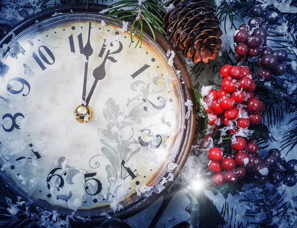 Noel ve yeni yıl gece yarısı