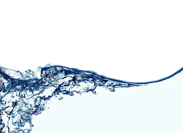 Wasserspritzer isoliert auf weiß — Stockfoto