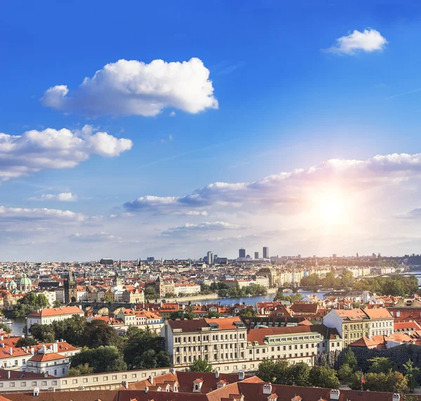 Vista de Praga . — Fotografia de Stock