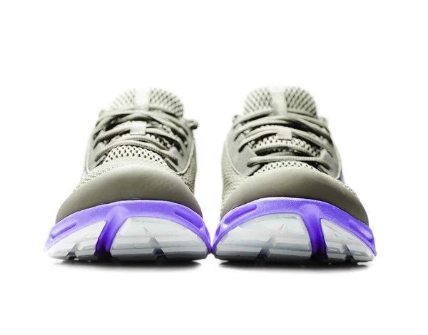 Sneakers isoelevon white . — стоковое фото