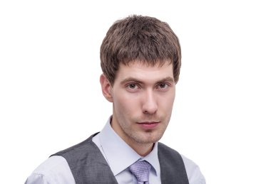 yakışıklı genç işadamı.