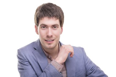 başarılı genç iş adamı.