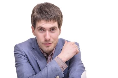 başarılı genç iş adamı.