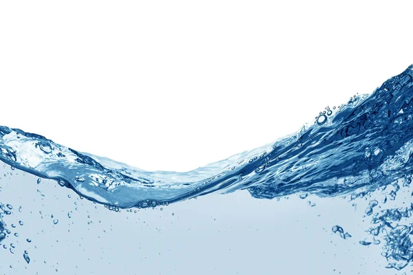 Vattenstänk över vit bakgrund — Stockfoto