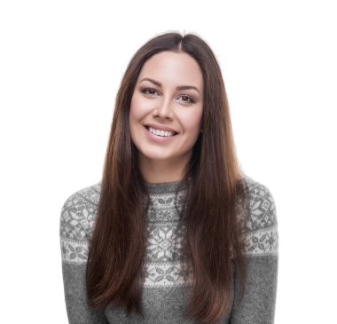 Güzel esmer kadın..