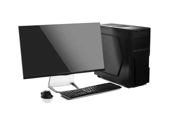 Desktop-Computer isoliert. — Stockfoto