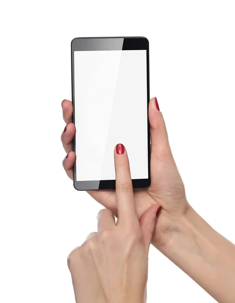 Handhållen smartphone. — Stockfoto