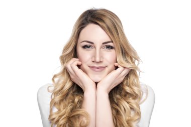 Güzellik yüz portre portre.