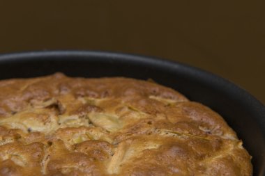 tavada kızarmış ekmek elmalı turta