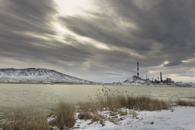 Bakır işleme tesisinde bir kış