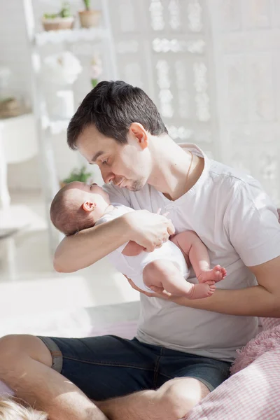 Dad and baby — Stock Photo, Image