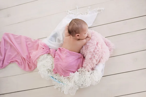 Newborn baby sleeping — Stock Photo, Image