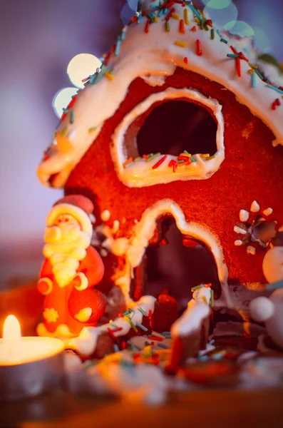 Gingerbread house closeup — Stock Photo, Image