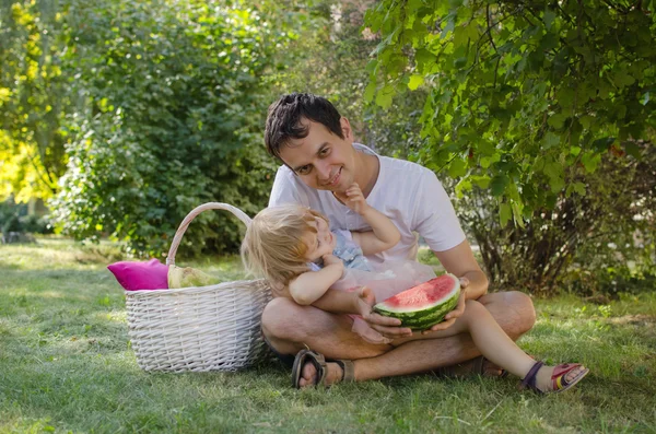 Dads with a daughte — Stock Photo, Image