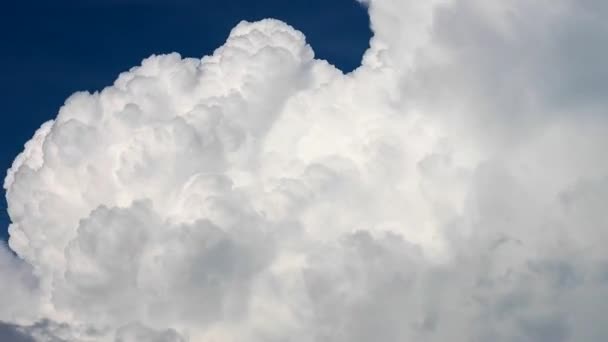 Chmury na niebie w ciągu dnia. Okrążenia czasowe. — Wideo stockowe